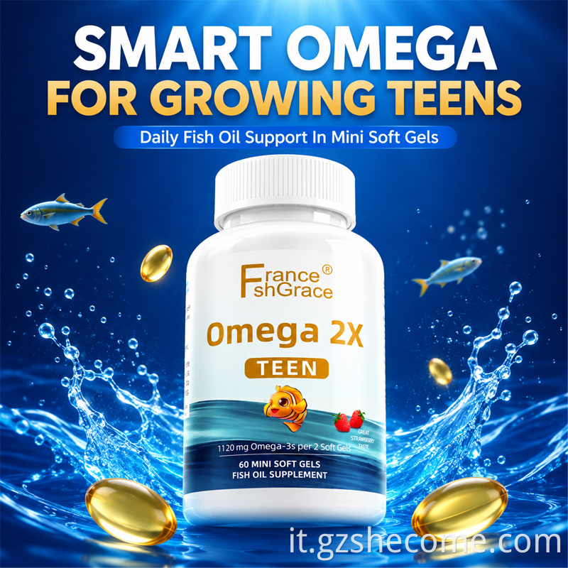 Omega 2X Fish Oil Softgels9